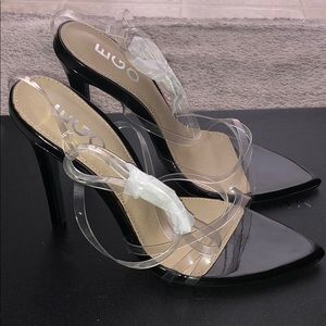 Black heels UK 5 never worn